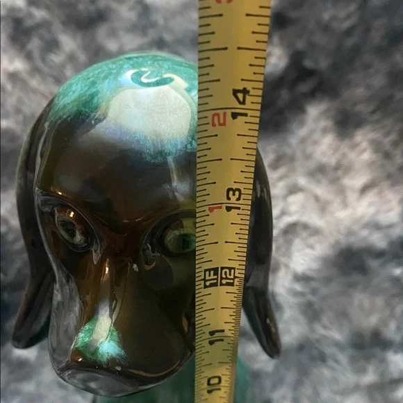 Dog Figure 13.5" Green Black Drip Pet Lovers - Picture 16 of 16